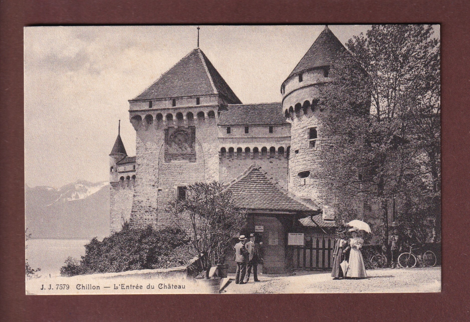CHILLON - Entrée du château - Animation