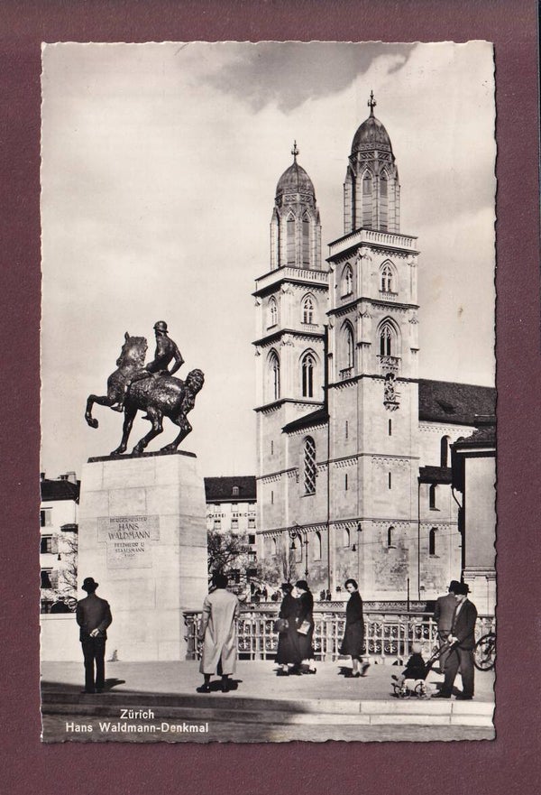 ZÜRICH - Hans Waldmann-Denkmal - 1940