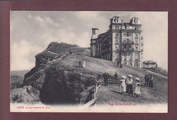 RIGI-KULM - Leute - 1911