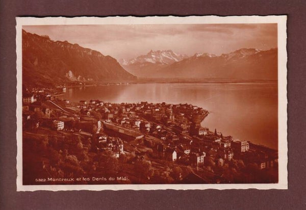 MONTREUX - Dents du Midi - 1927