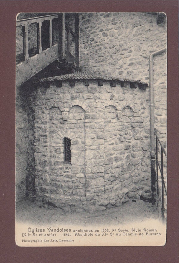 Temple de BURSINS - Absidiole