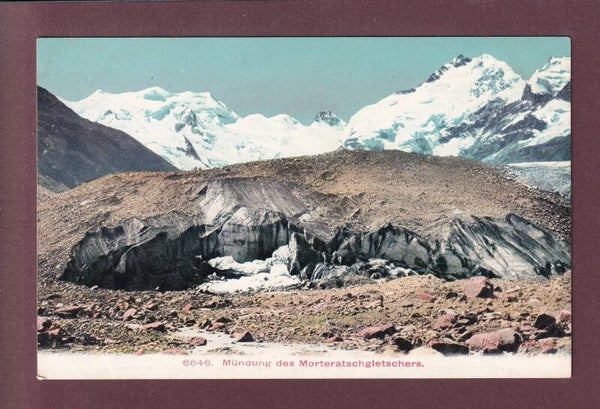 MORTERATSCHGLETSCHER - Mündung