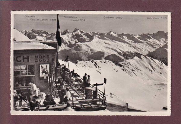 WEISSFLUHJOCH - Terrasse
