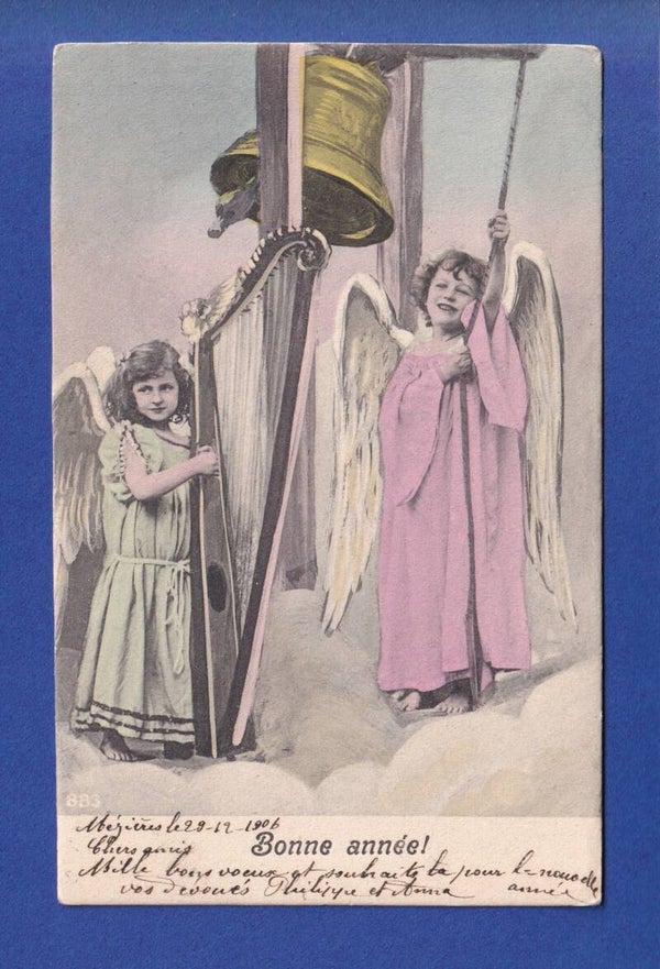 NOUVEL AN - Enfants-Anges - 1906