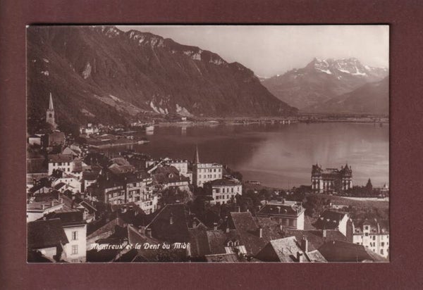 MONTREUX - Vue partielle et Dents du Midi