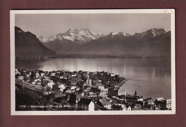 MONTREUX - Dents du Midi - 1933