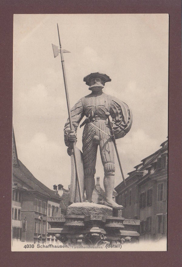 SCHAFFHAUSEN - Vierröhrenbrunnen - Detail