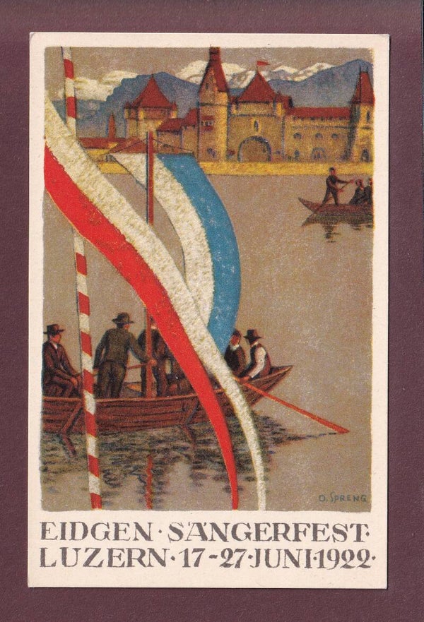 LUZERN - Sängerfest 1922