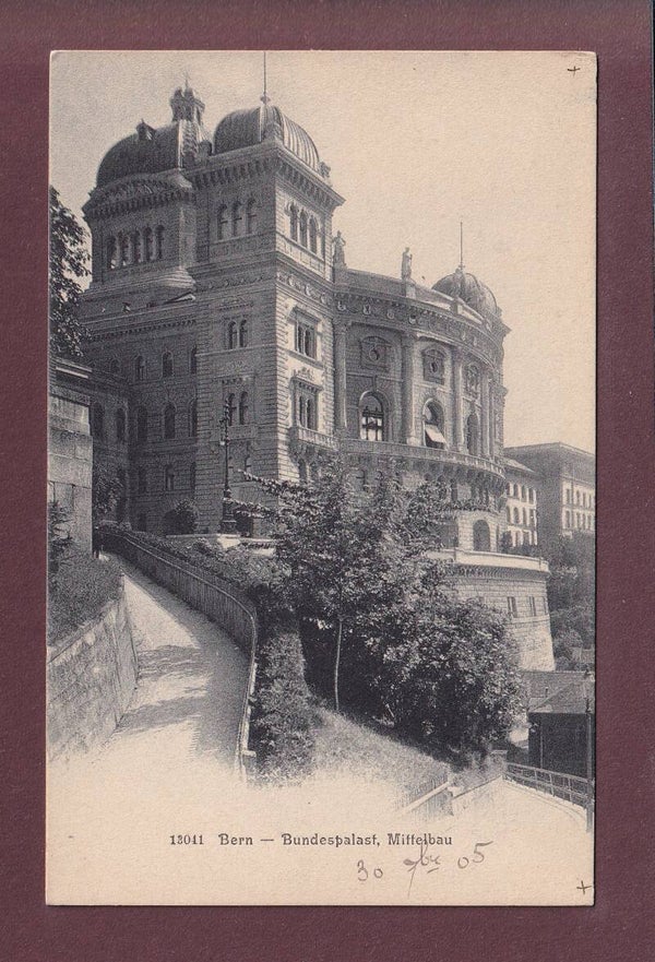 BERN - Bundespalast - Mittelbau - 1905