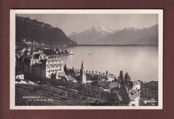 MONTREUX - Vue partielle et Dents du Midi