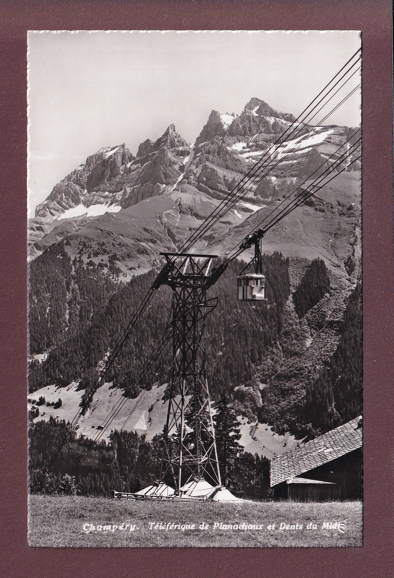 CHAMPERY - Téléférique de Planachaux
