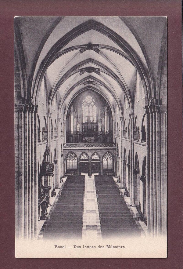 BASEL - Innere des Münsters