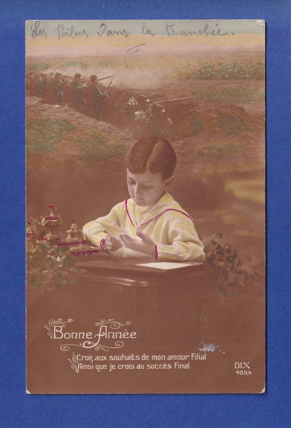 NOUVEL AN - Enfant - Guerre - 1916