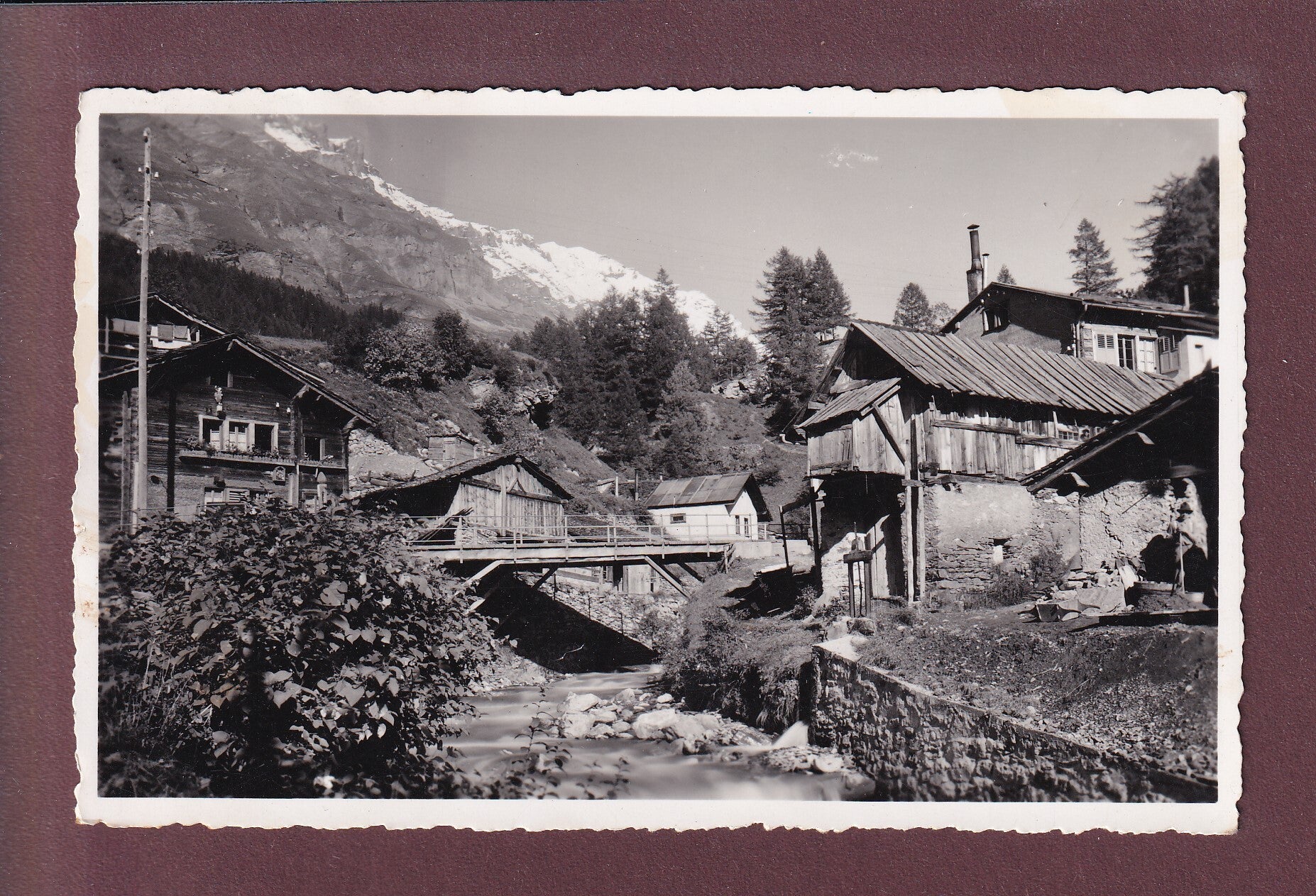 LEUKERBAD - Dala-Brücke - 1944