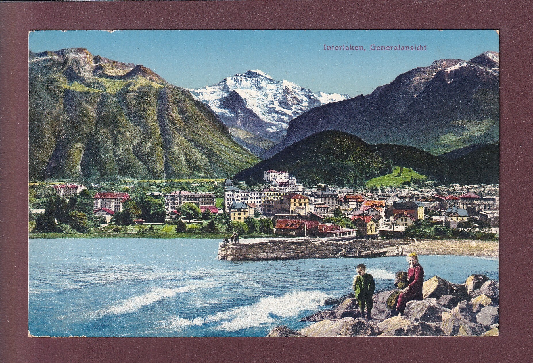 INTERLAKEN - Kinder - 1917