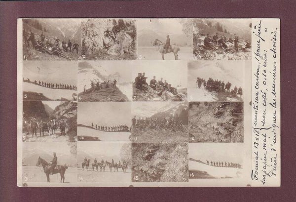 MILITAIRE - Montage photo pour choix - 1905 // petit trou //