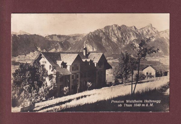 HALTENEGG ob Thun - Pension Waldheim - 1923