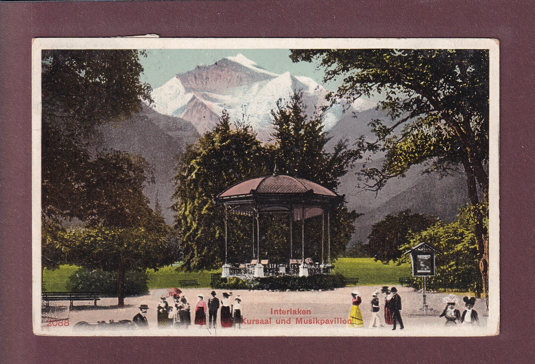 INTERLAKEN - Kursaal - Musikpavillon - 1908
