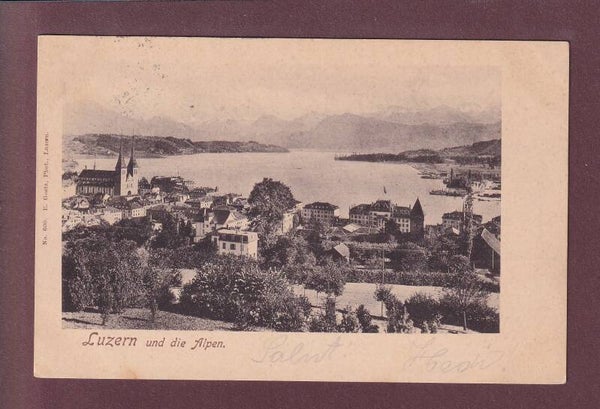 LUZERN und die Alpen - 1902
