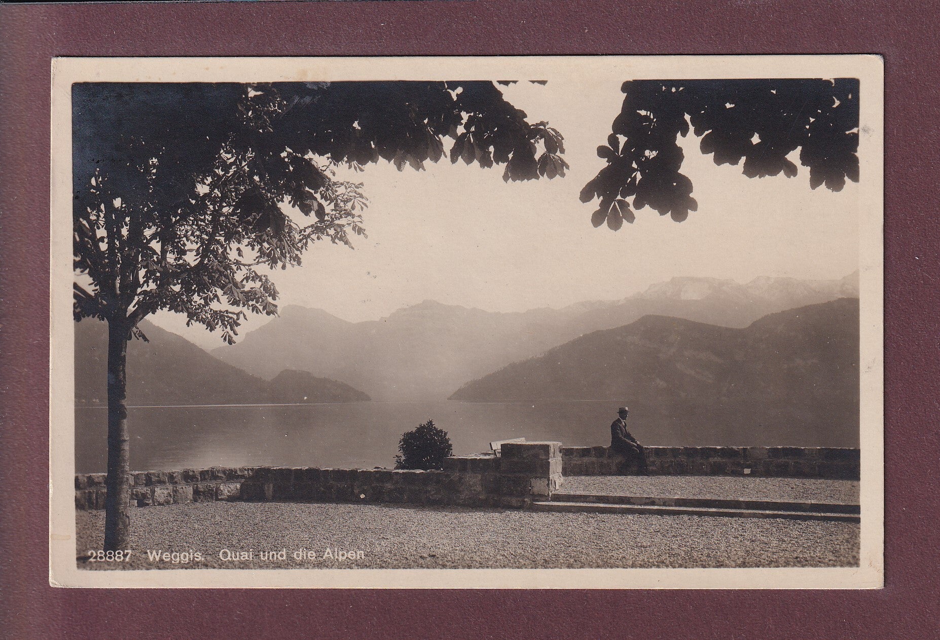 WEGGIS - Quai - Alpen - 1922