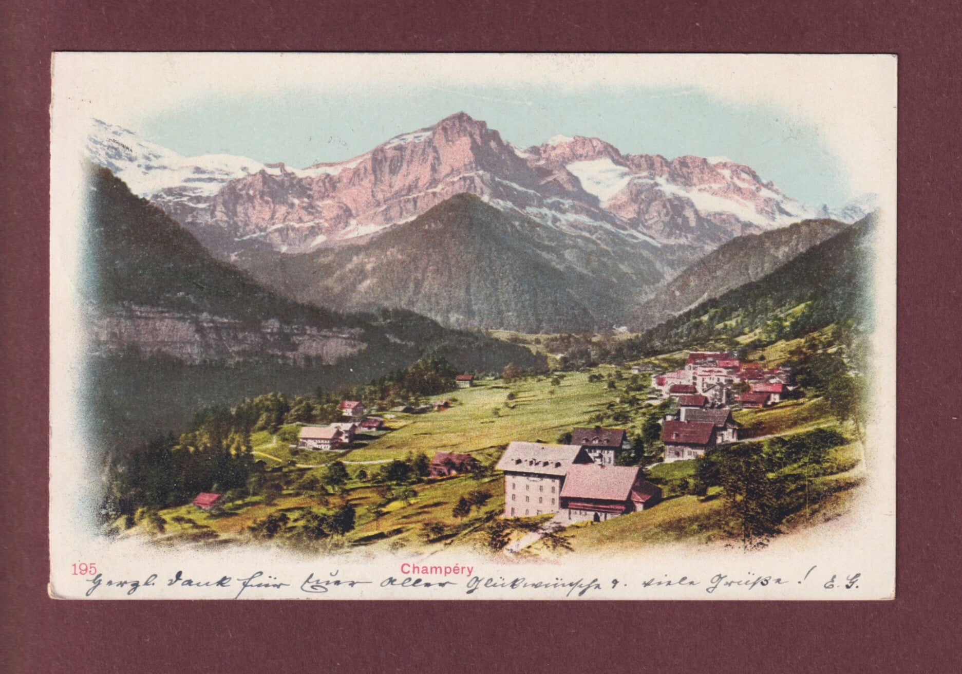 CHAMPERY - 1903
