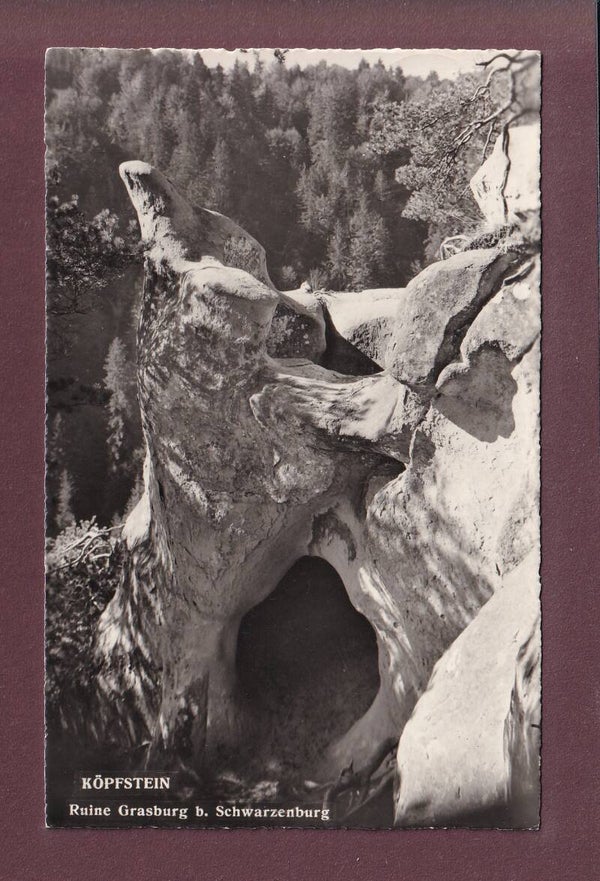 RUINE GRASBURG bei Schwarzenburg - Köpfstein - 1964