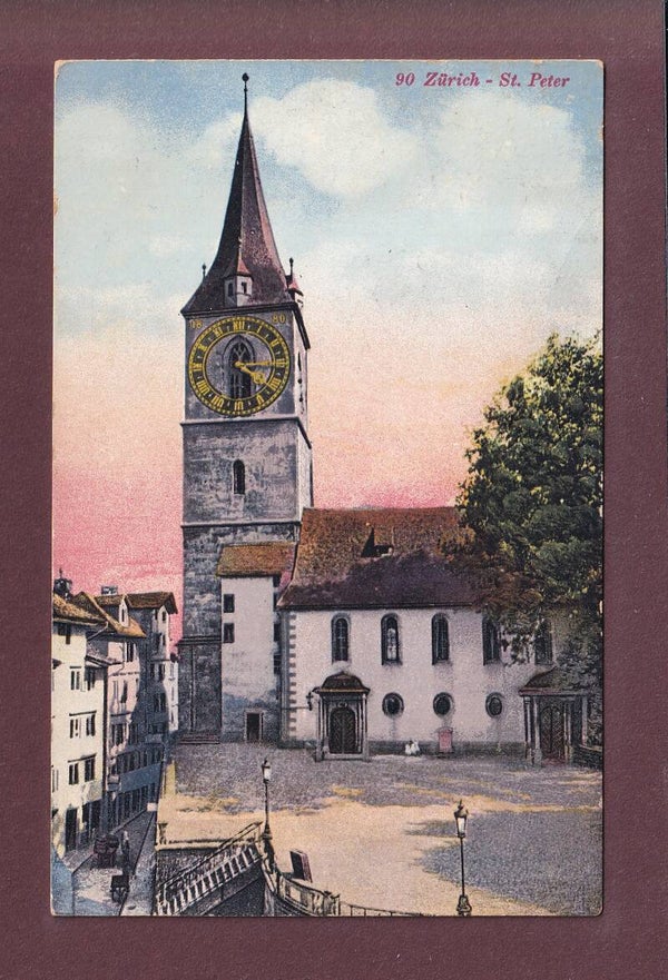 ZÜRICH - St. Peter - 1917