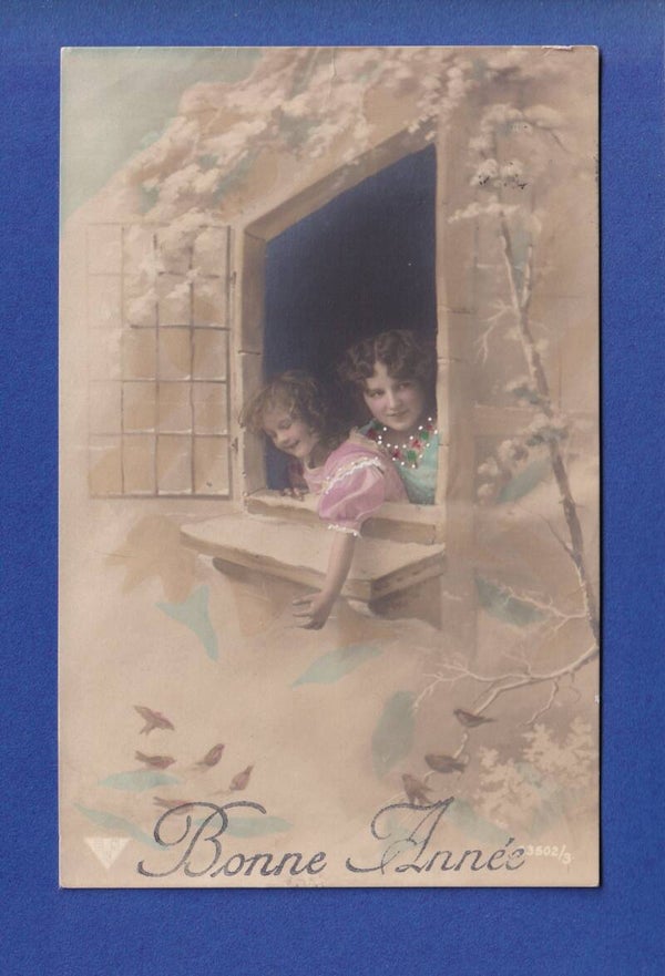 NOUVEL AN - Enfants - Oiseaux - 1912