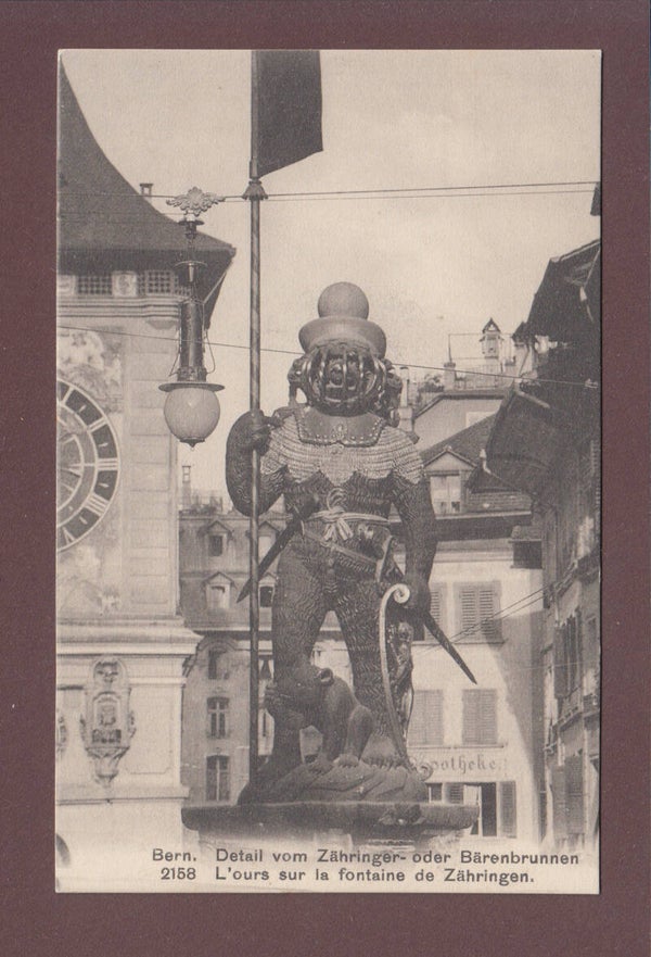BERN - Zähringerbrunnen - Detail