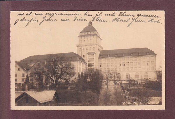 ZÜRICH - Universität - 1917
