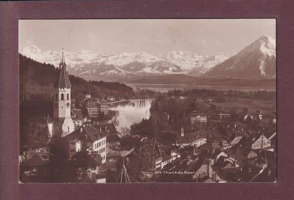 THUN und die Alpen - 1917