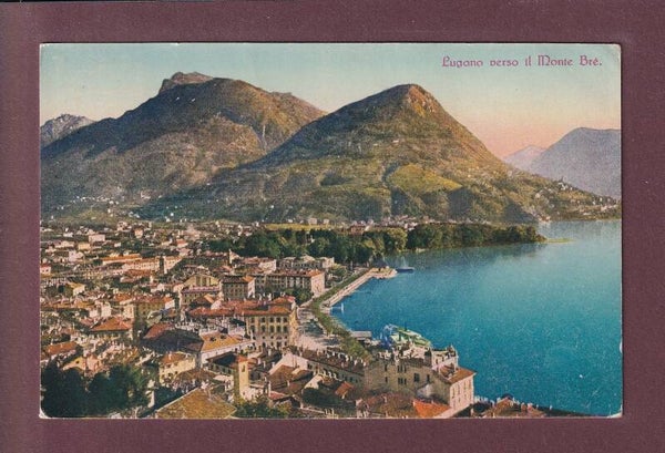 LUGANO verso il Monte Brè - 1925