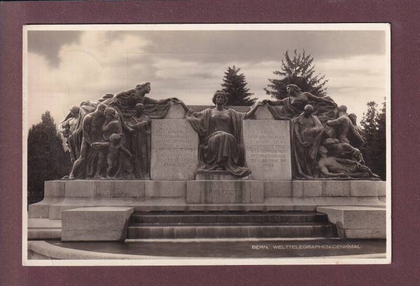 BERN - Welttelegraphen-Denkmal - 1950