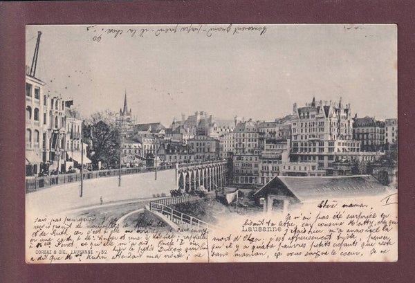 LAUSANNE - Grand Pont - 1900