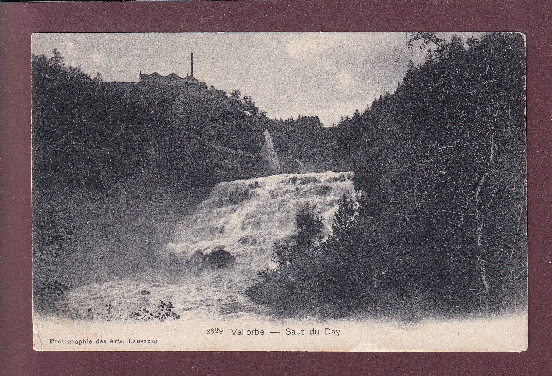 VALLORBE - Saut du Day - 1909