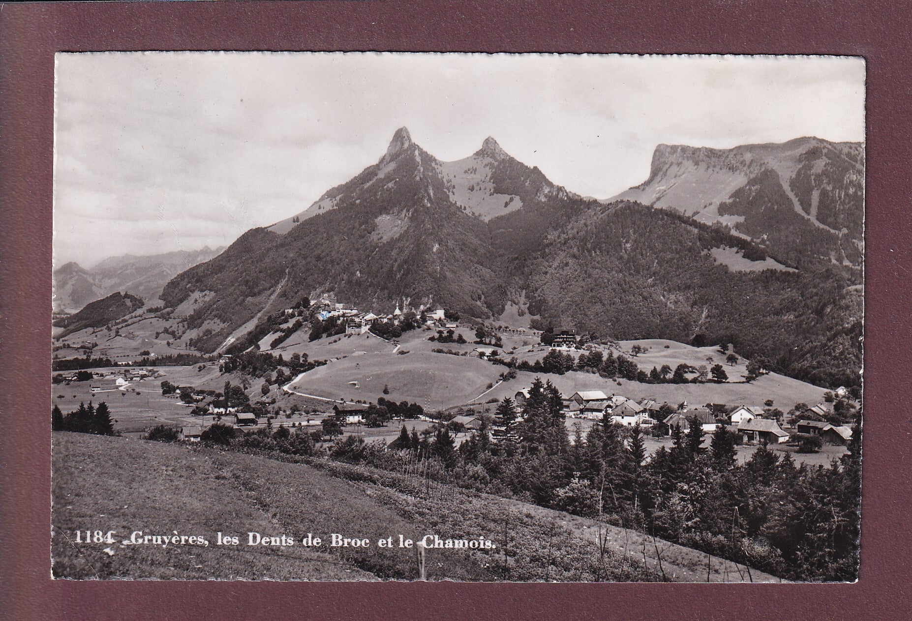 GRUYERES - Dent de Broc et du Chamois - 1973