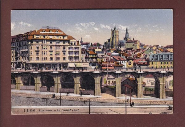 LAUSANNE - Grand Pont - 1922