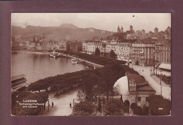 LUZERN - Schweizerhofquai - 1923