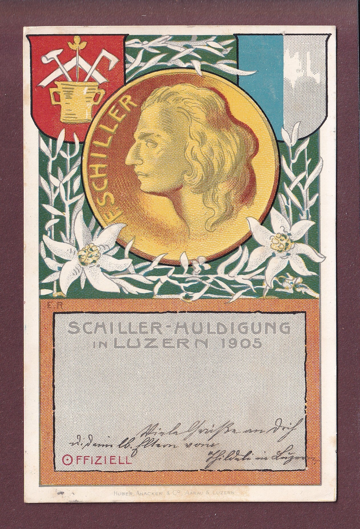 LUZERN - Schiller-Huldigung 1905