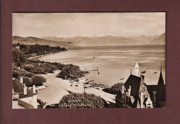 LAUSANNE - Ouchy - Quai et Rade - 1938