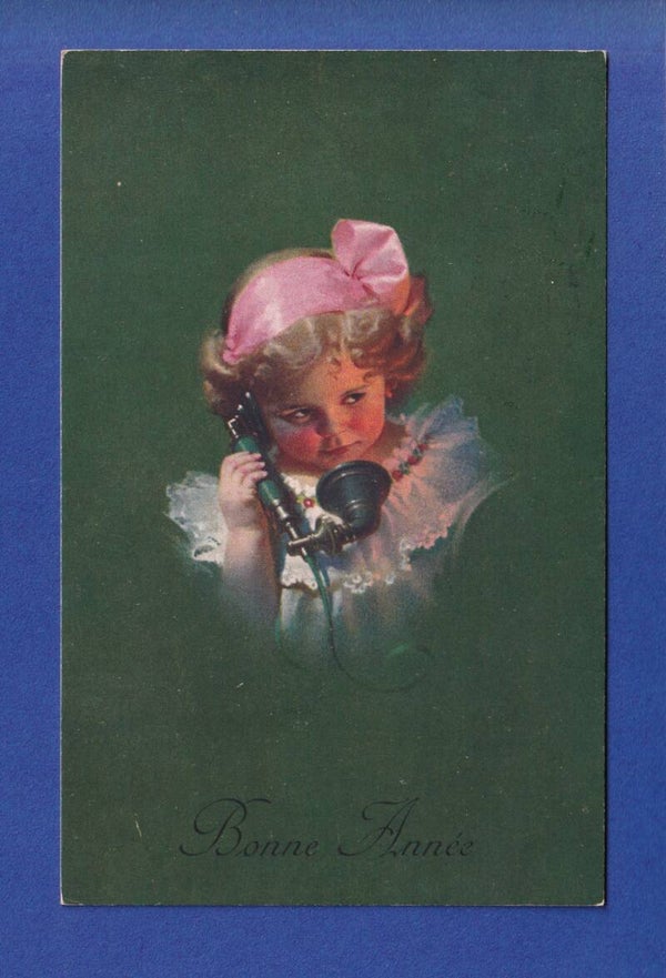 NOUVEL AN - Enfant - Téléphone - 1923