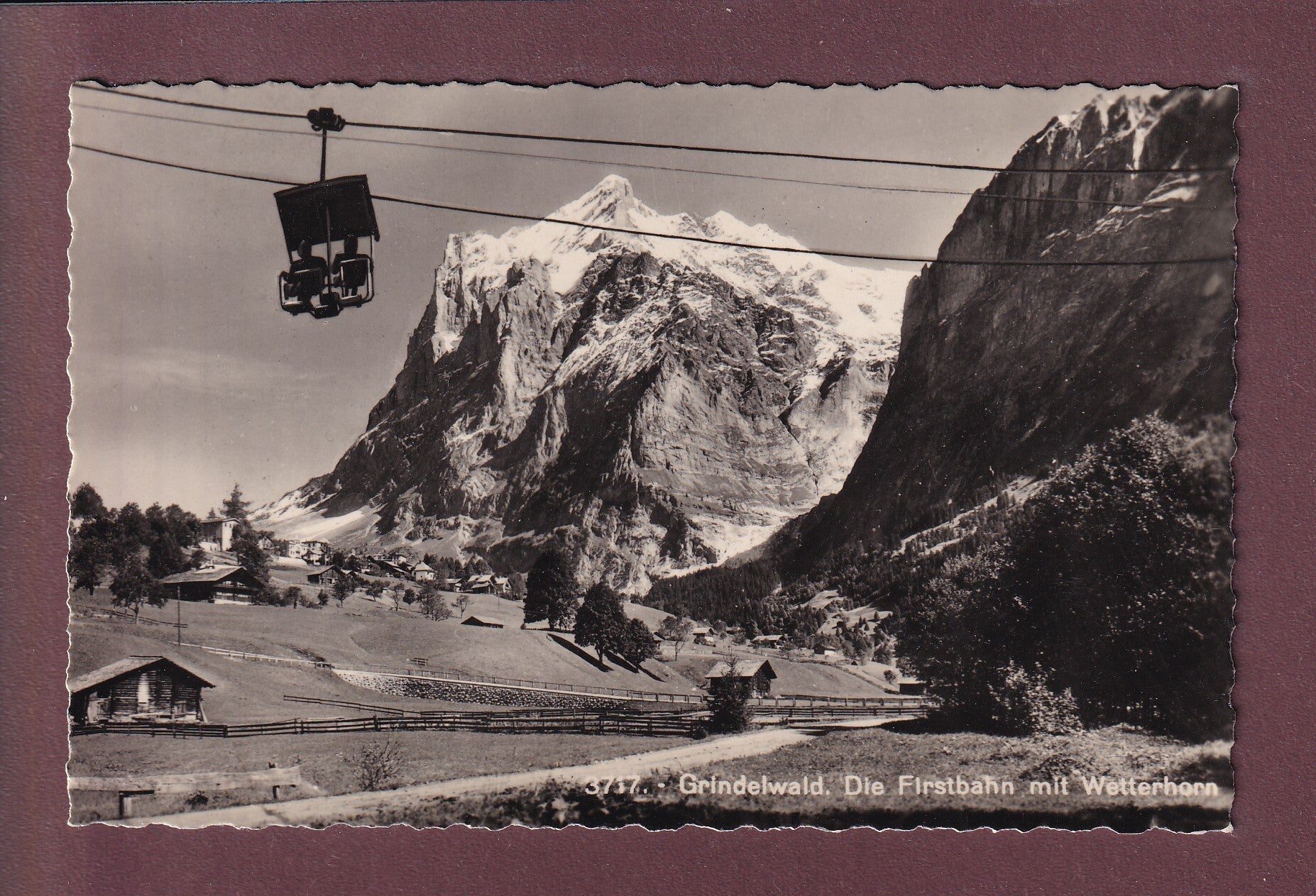 GRINDELWALD - Firstbahn - Wetterhorn