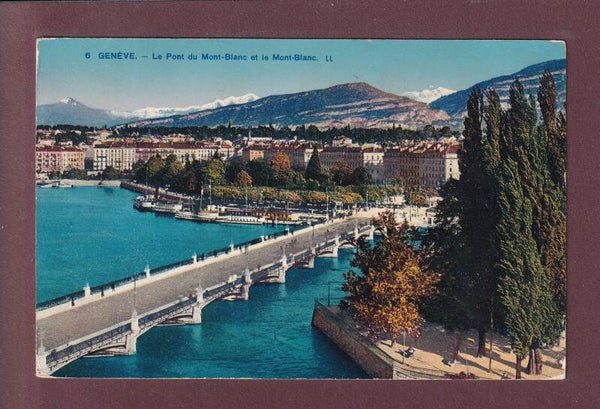 GENEVE - Pont du Mont-Blanc