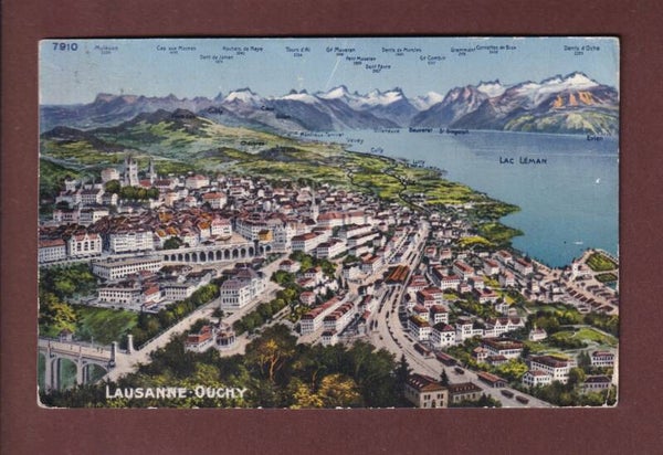LAUSANNE et environs - 1922