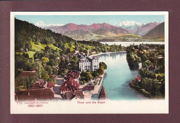 THUN und die Alpen - 1917