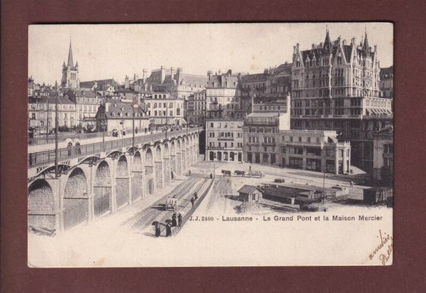 LAUSANNE - Grand Pont - Flon - 1905