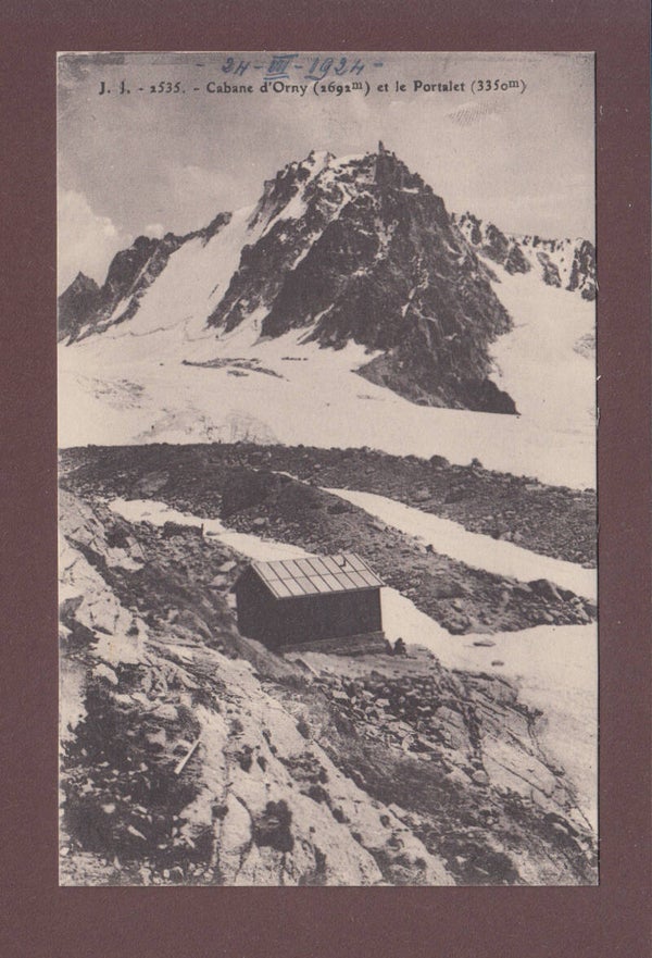 Cabane d'ORNY - Portalet - 1924