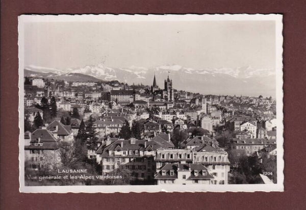 LAUSANNE et les Alpes - 1934