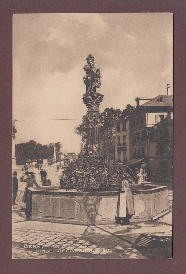 BERN - Kindlifresserbrunnen - Leute
