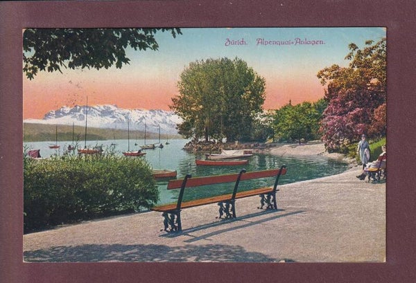ZÜRICH - Alpenquai Anlagen - 1930
